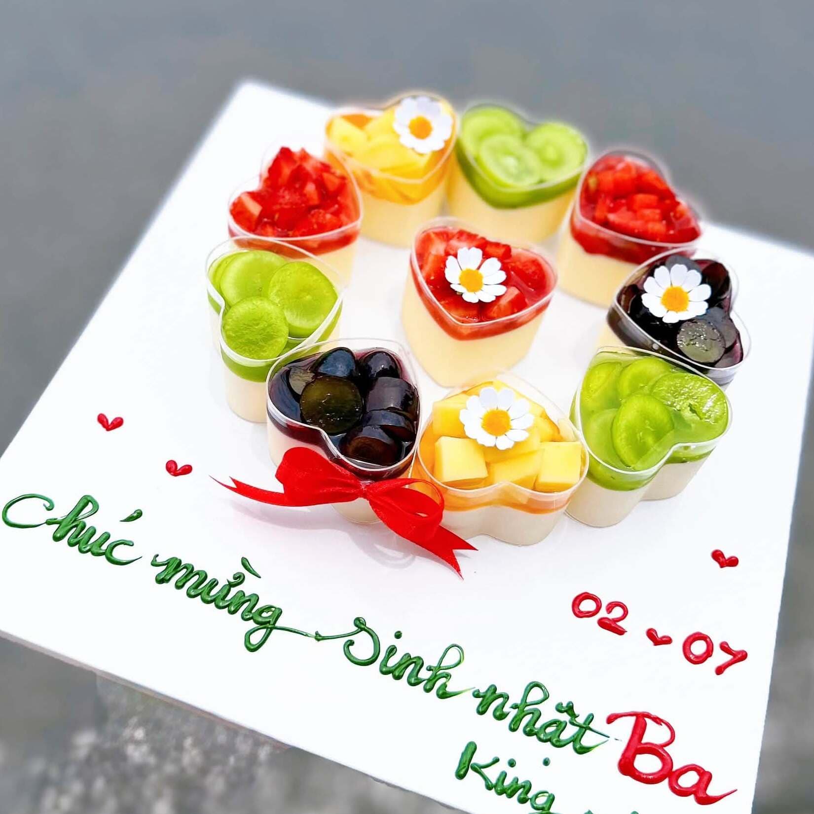 Bánh Sinh Nhật Panna Cotta 10 Cúp Tym